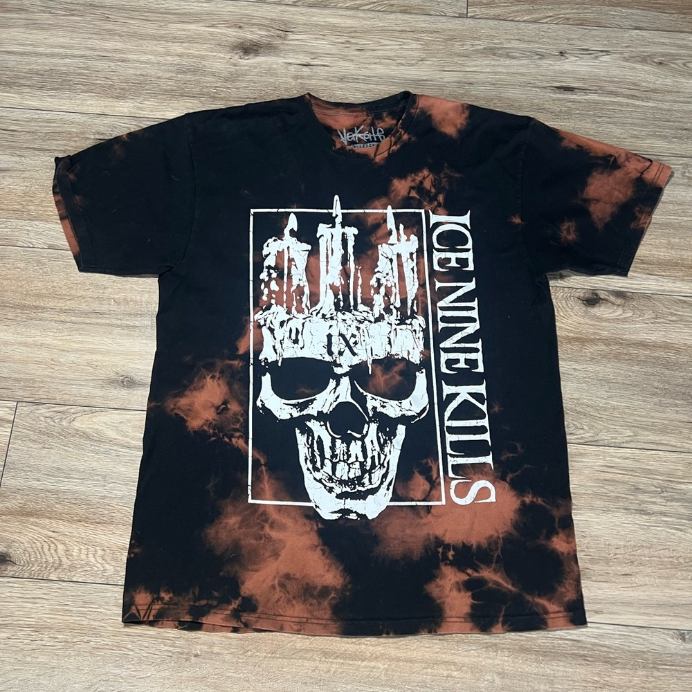 RARE Ice Nine Kills Bleached Skull and Candles VAKATE XL Tee